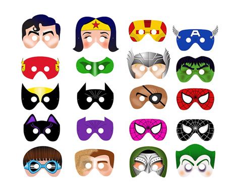 Download 55+ Superhero Face Cut Out Silhouette